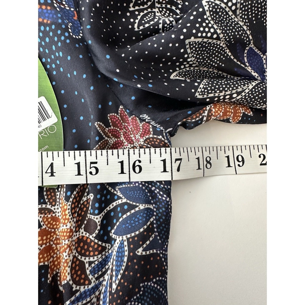 NEW Farm Rio Mine Dress Women's Small floral-mini Long Sleeve Coquette Formal - Picture 12 of 14